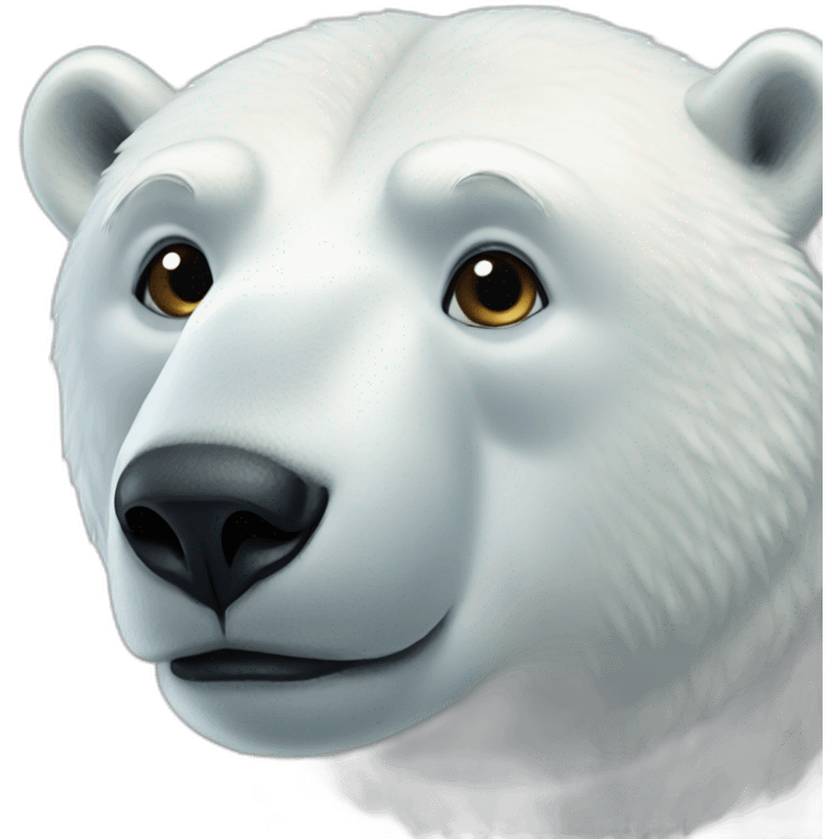 Polar bear emoji  emoji