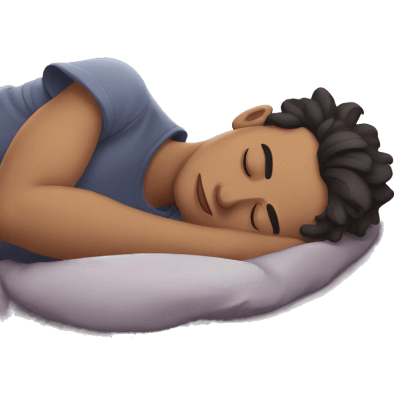 Aesthetic sleeping  emoji