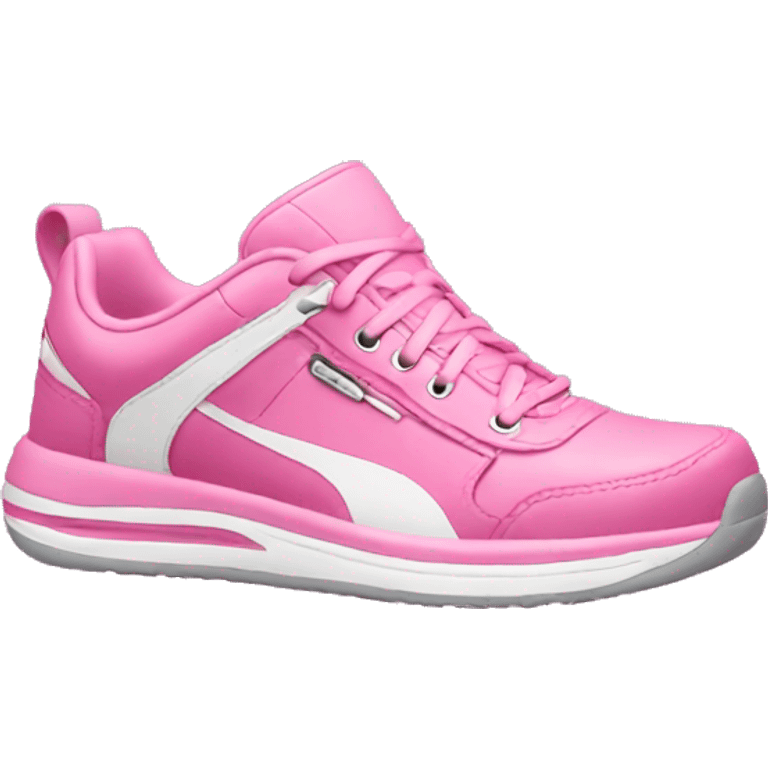 Pink sneaker emoji