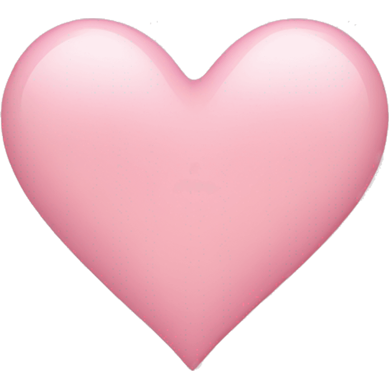 Light pink heart  emoji