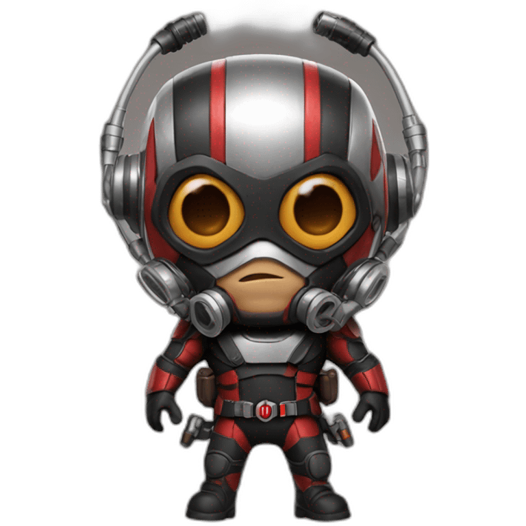 antman with brown gas emoji