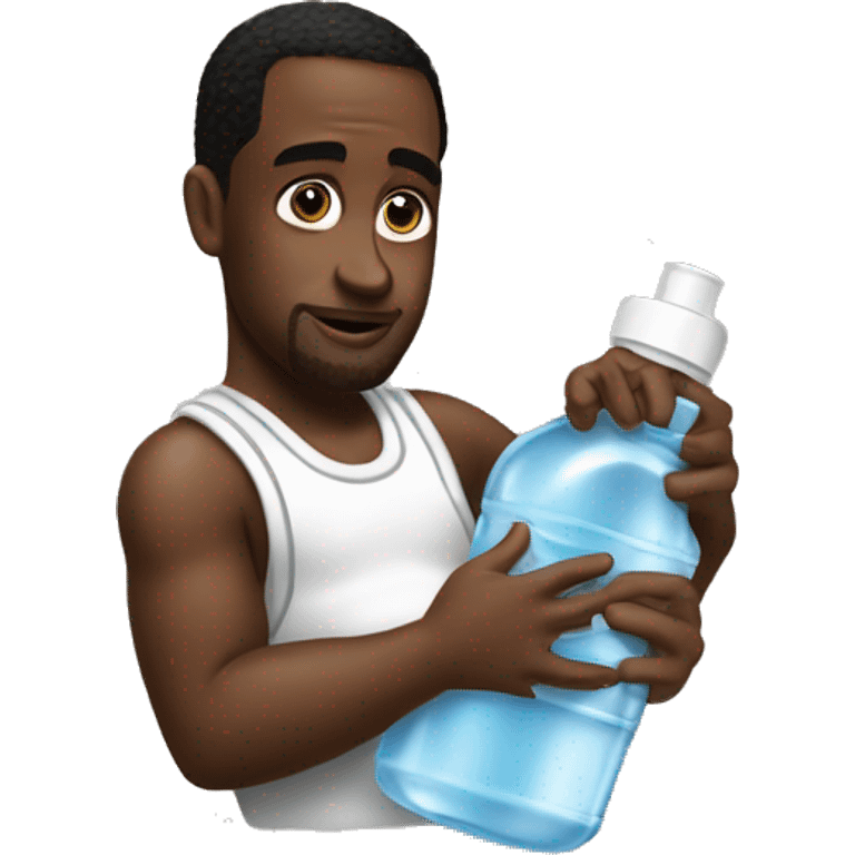 pdiddy holding baby oil emoji