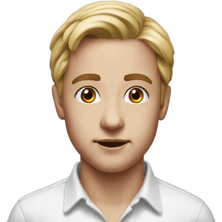 Hyperrealistic photorealistic human face emoji