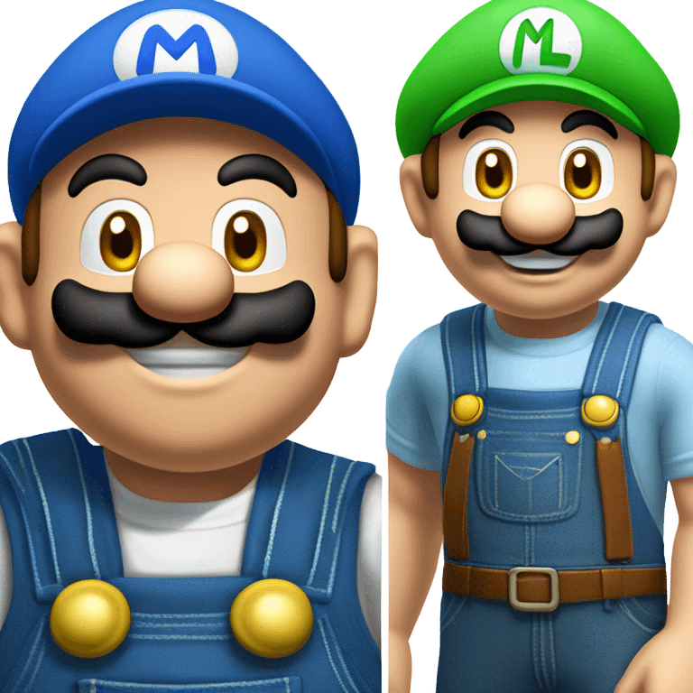 mario and luigi emoji