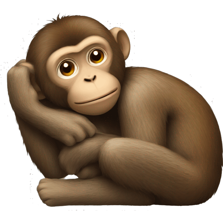 monkey tired emoji