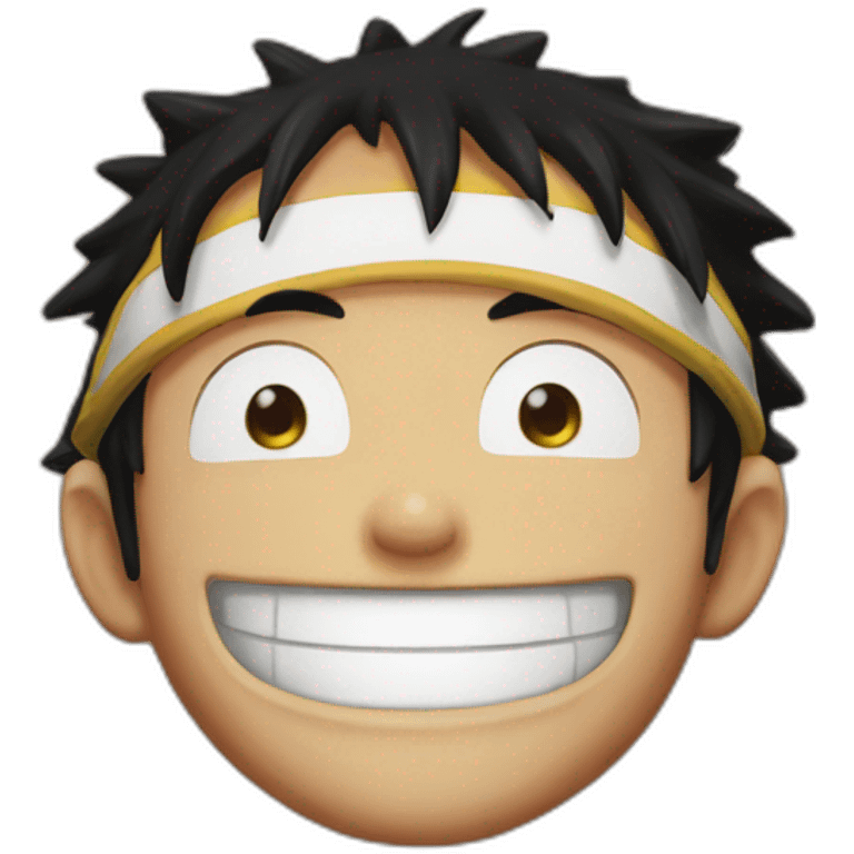 Luffy smile emoji