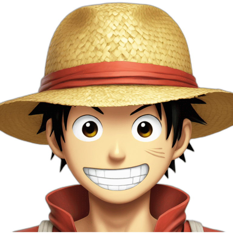 One piece luffy straw hats emoji