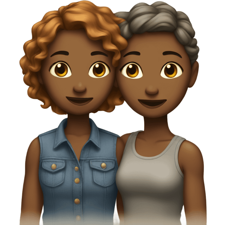 Lesbian couples emoji