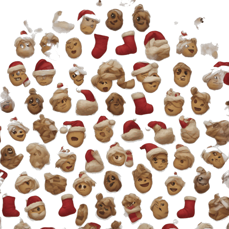 Christmas blanket emoji