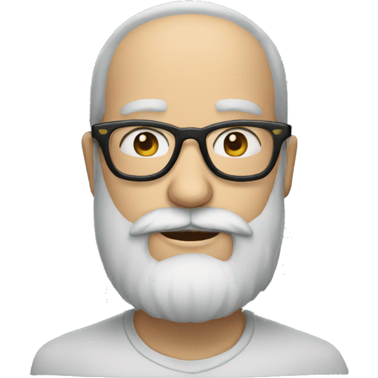 Majestic french bearded person with glasses emoji