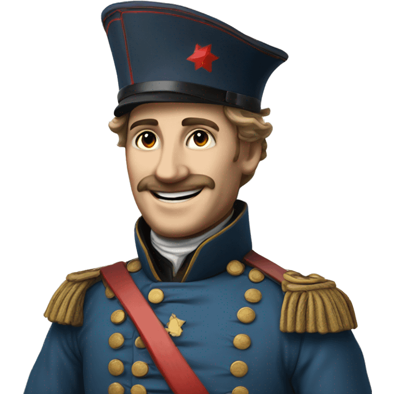 smiling French soldier in the Crimean War emoji