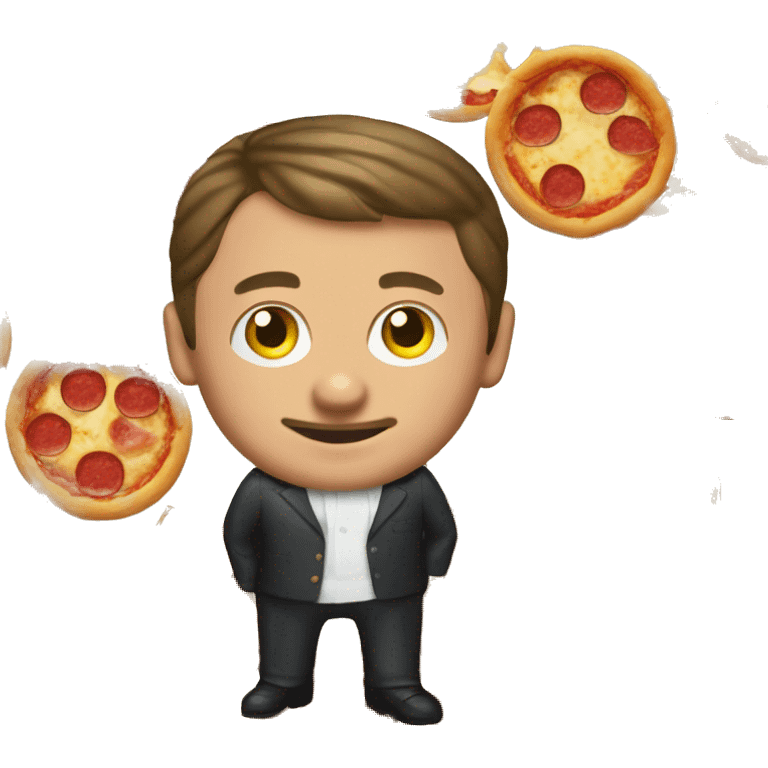 zelensky with pizza emoji