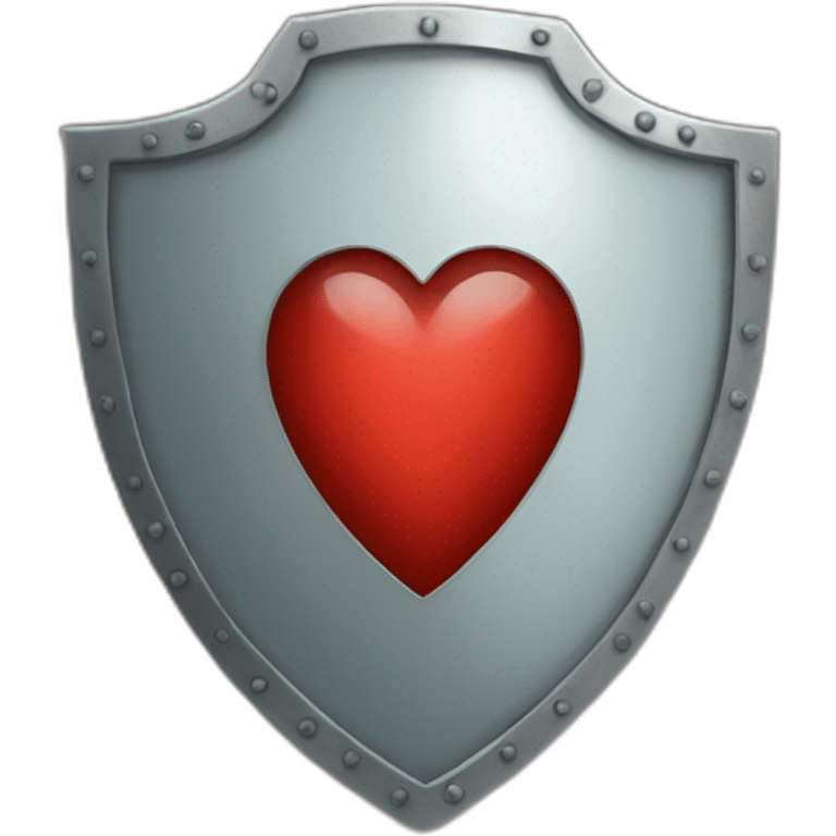 Shield heart emoji