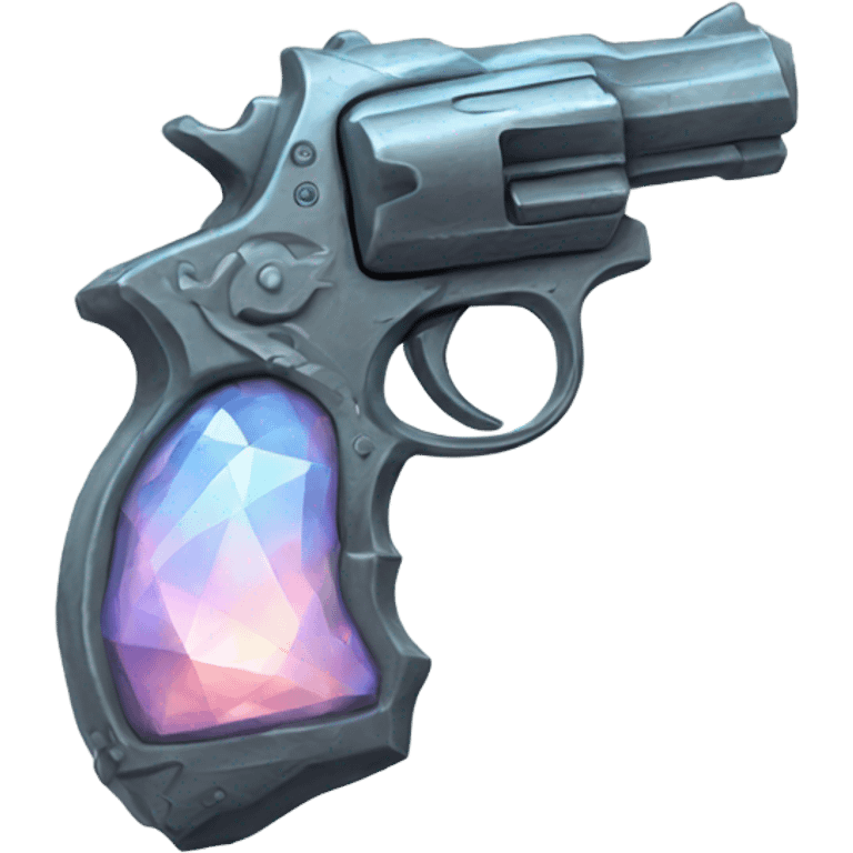 opal crystal handgun  emoji