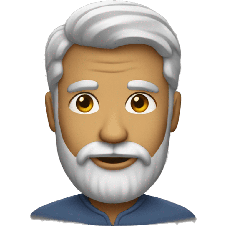 Un honbre con barba emoji