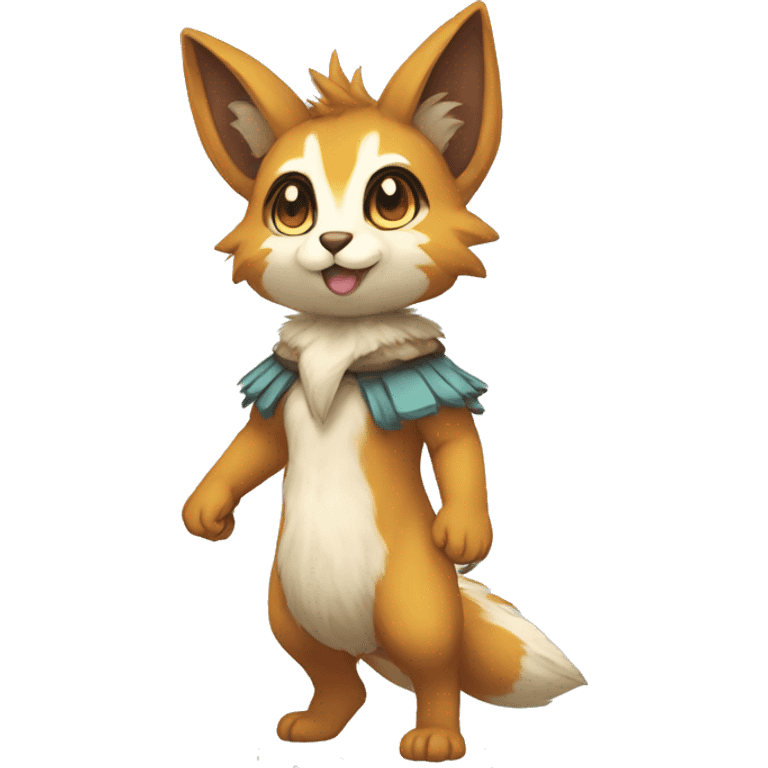 Anthro Chibi-style-Fur-Sona-Fakémon Full Body emoji