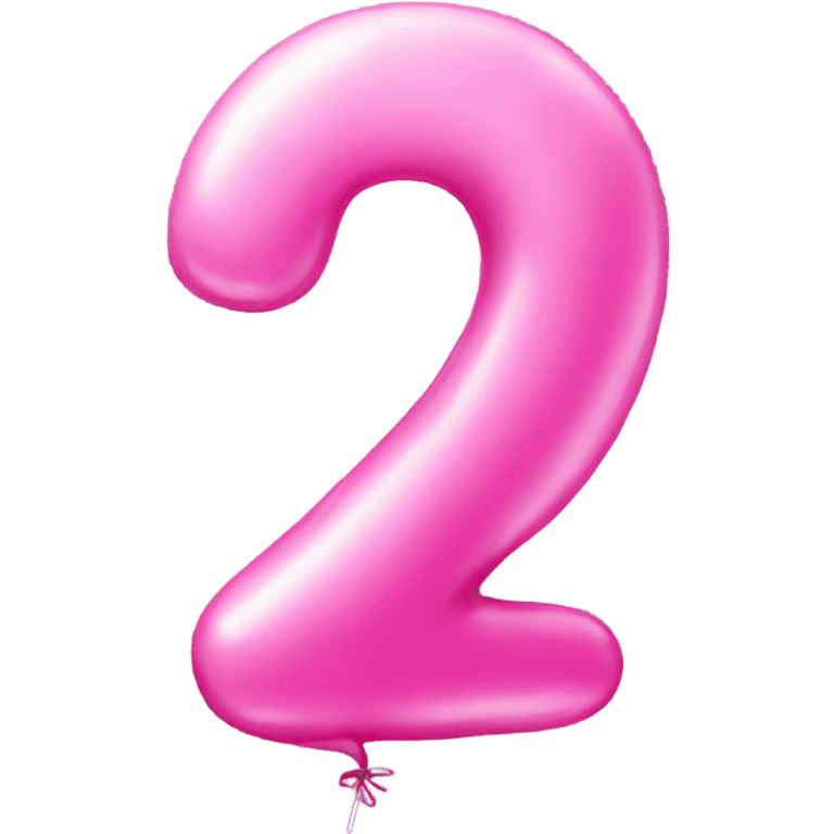 pink-balloon-shaped-like-number-1 emoji