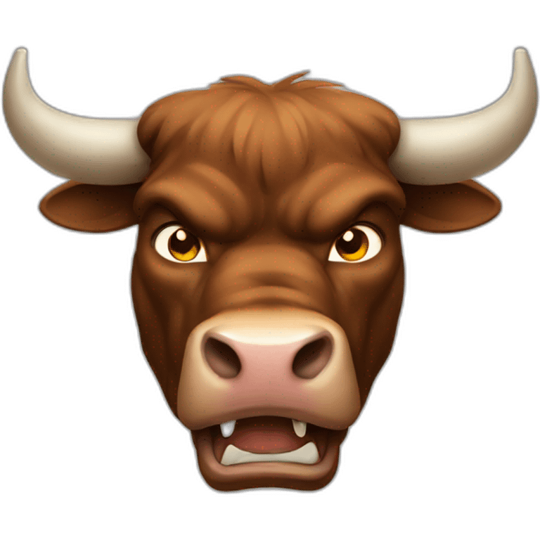 	Angry Bull emoji