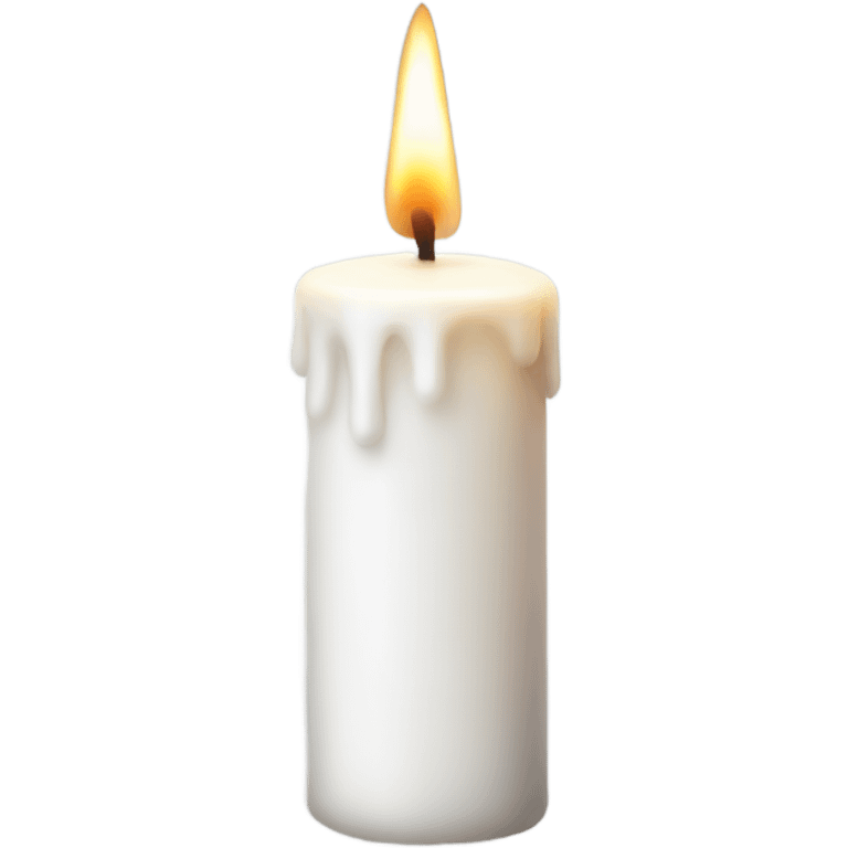 white candle  emoji