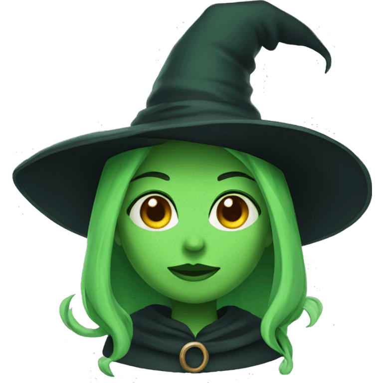 witch green skin emoji