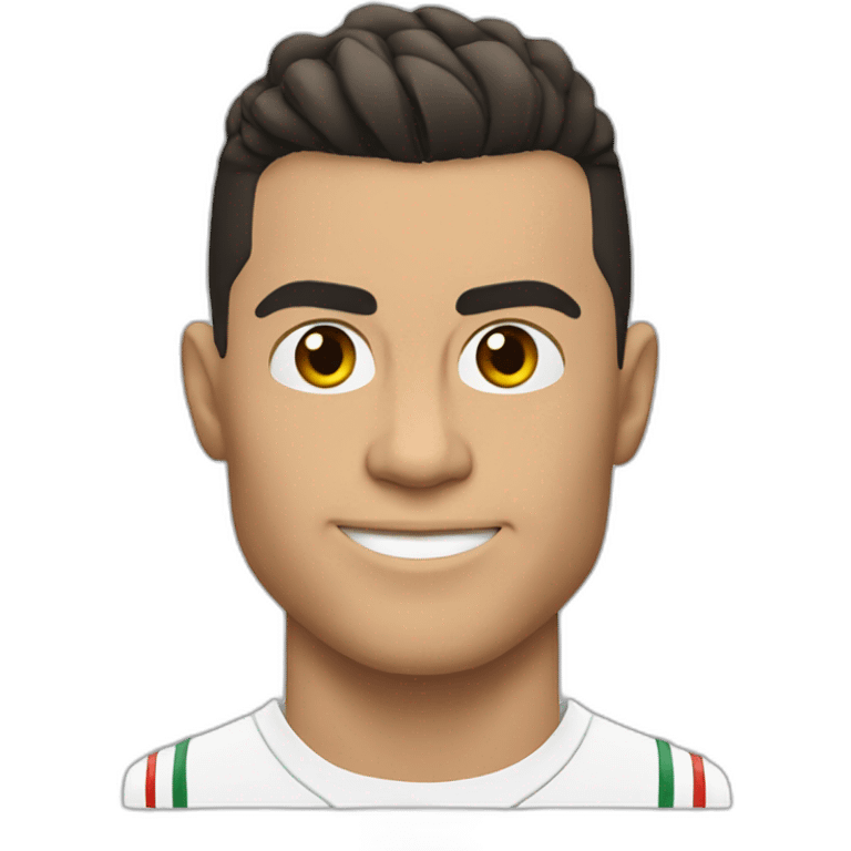 Cristiano ronaldo con ordenador emoji