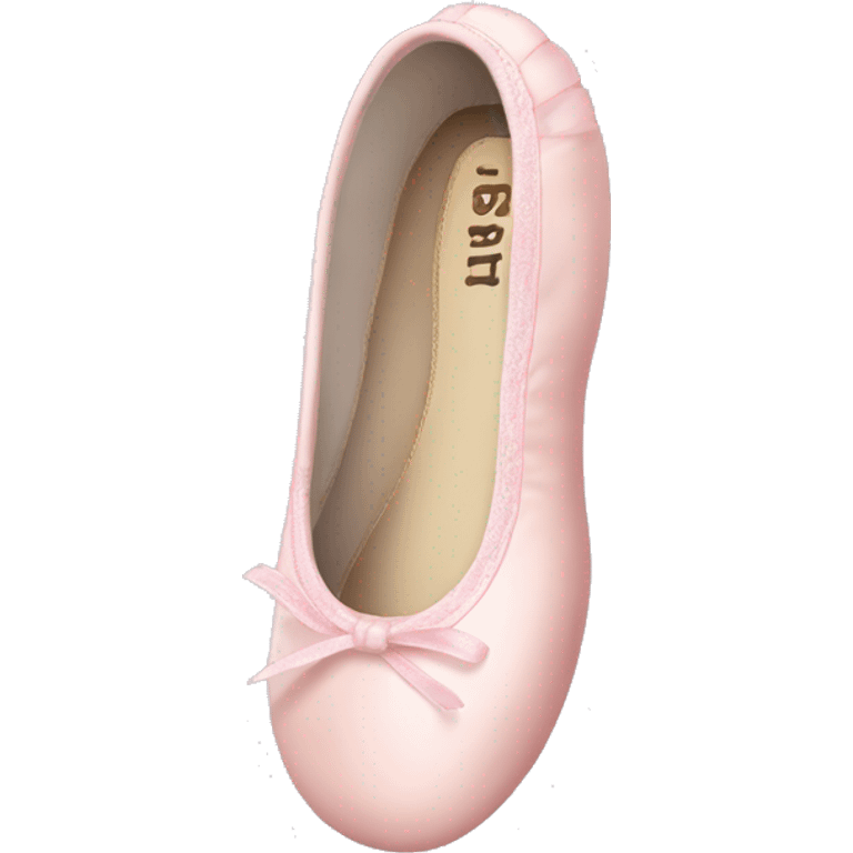 Pale pink ballet shoes emoji