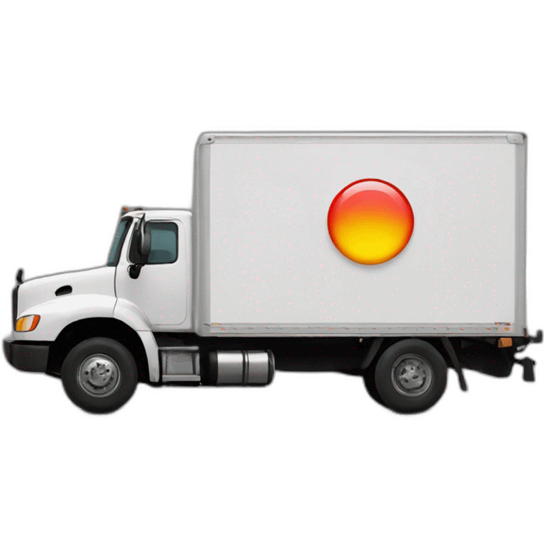 truck backing up with rear lights emoji