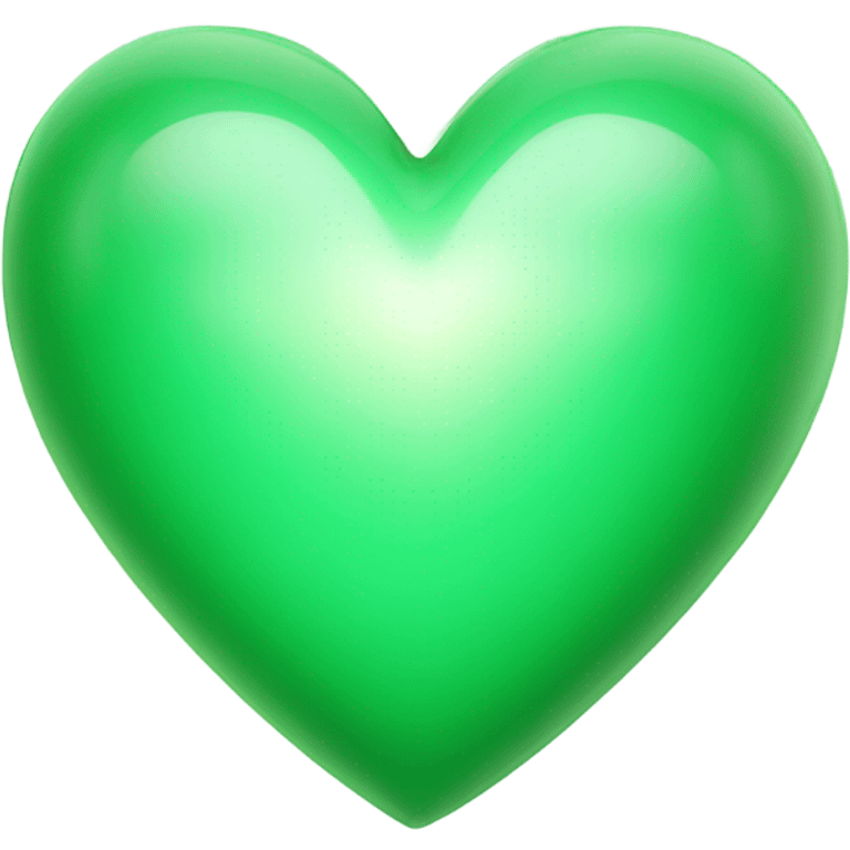 Green heart  emoji