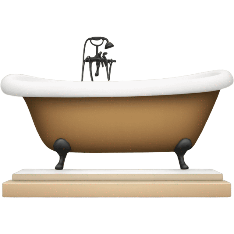 Bathtub with a shelf emoji