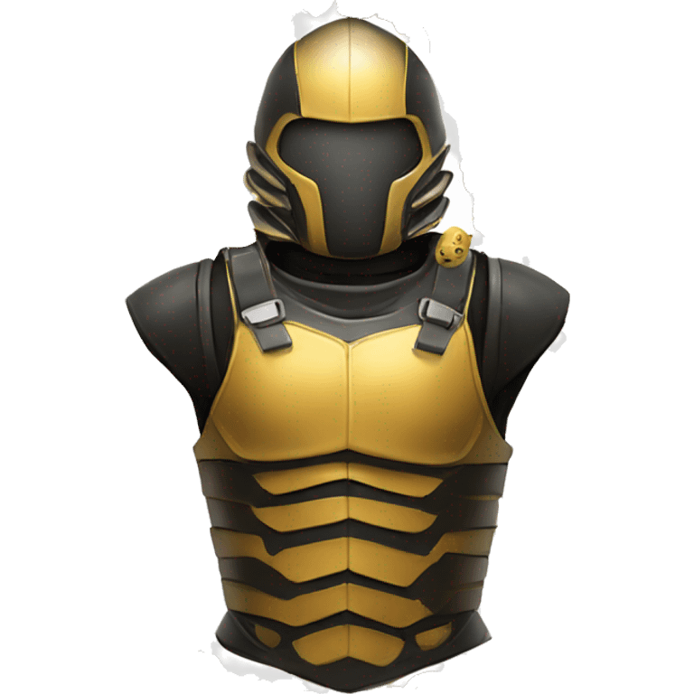 torso armor covered in bees emoji