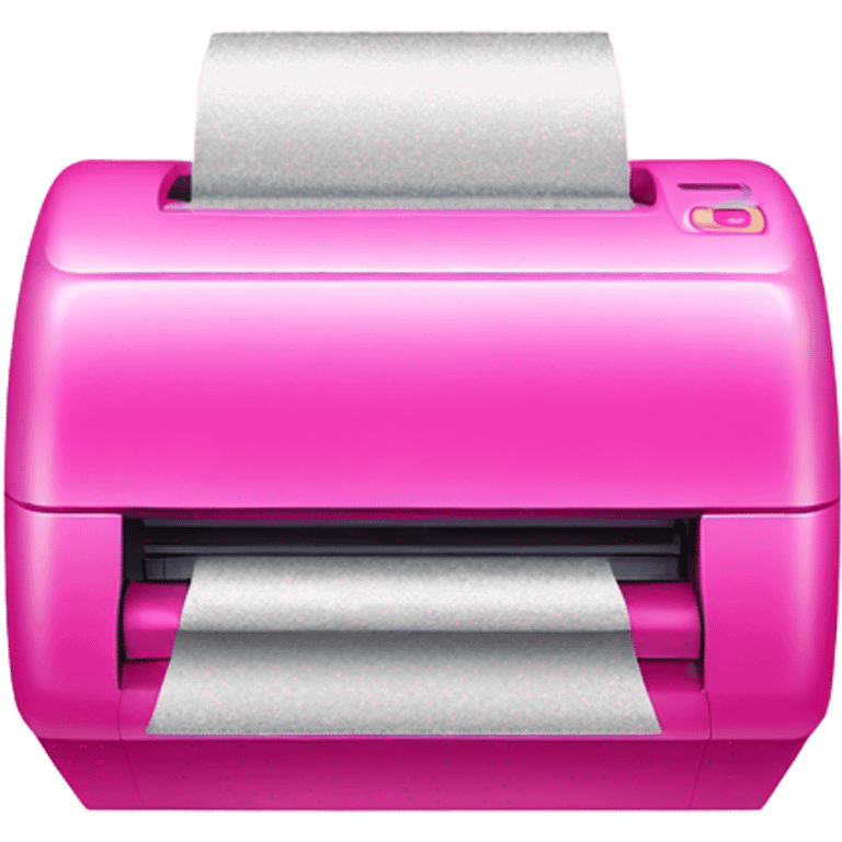 Pink ombre printer with glitter  emoji