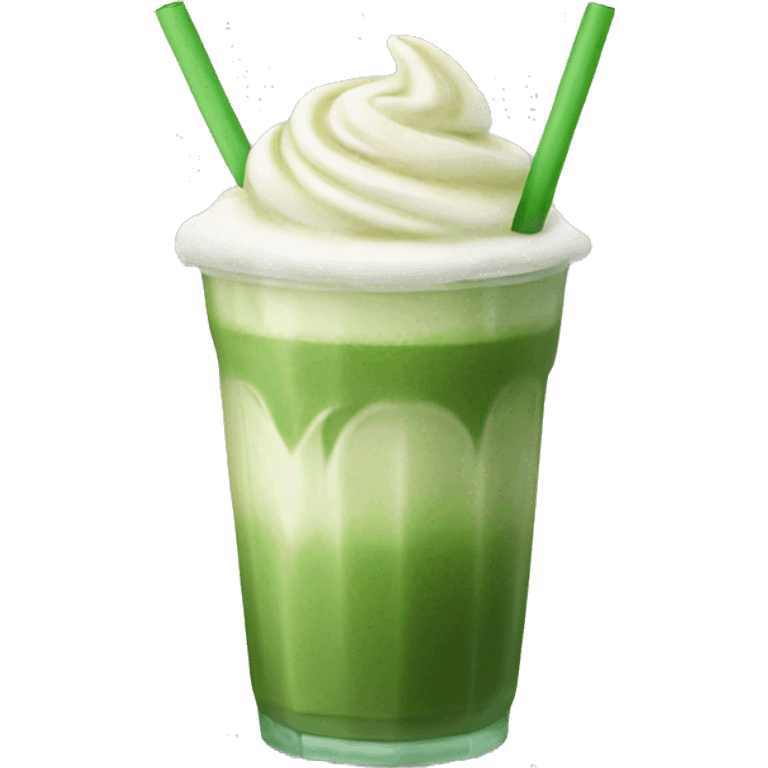 iced matcha latte emoji