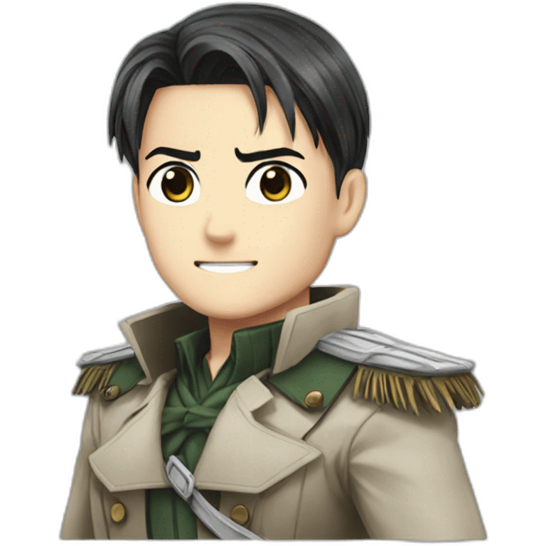 captain levi from attack on titans emoji