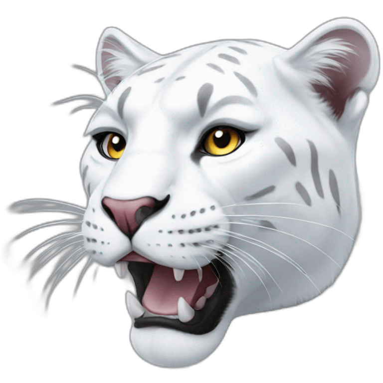 white panther emoji