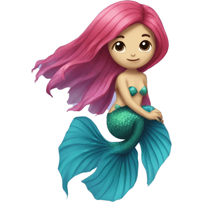 betta fish mermaid emoji