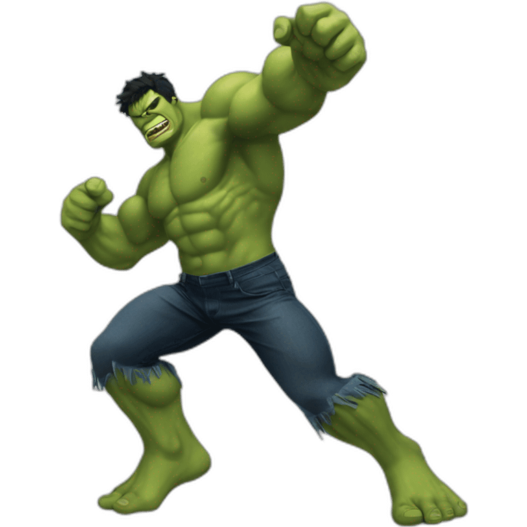 Hulk bailando emoji