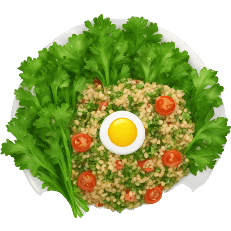 Tabbouleh plate emoji