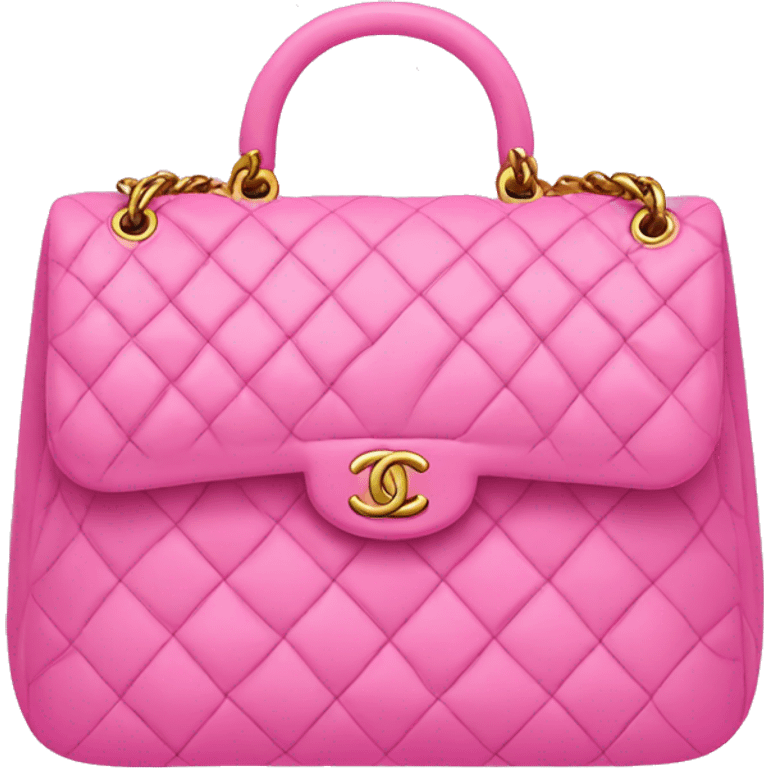 Pink Chanel bag emoji