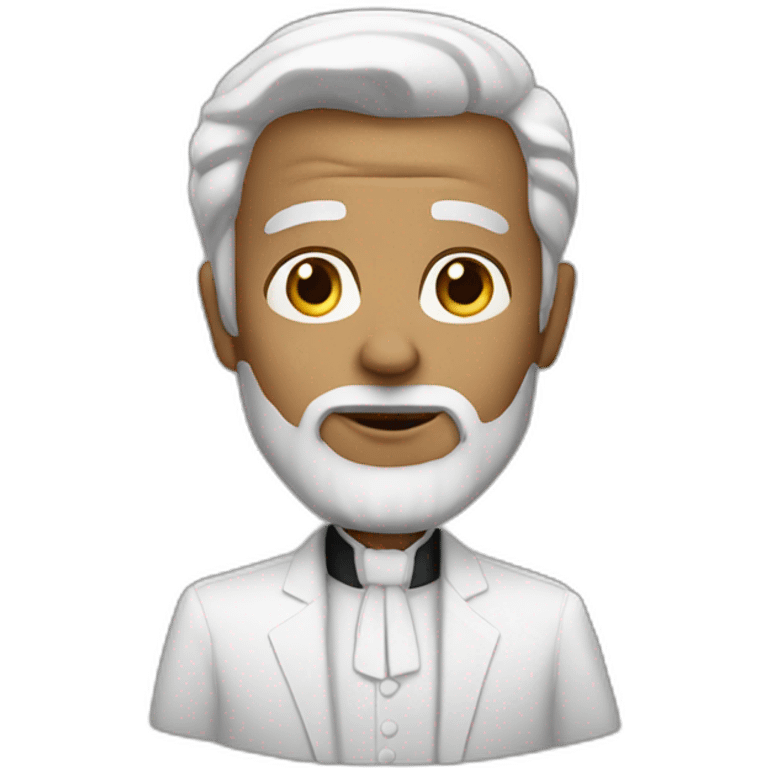 white Preacher emoji