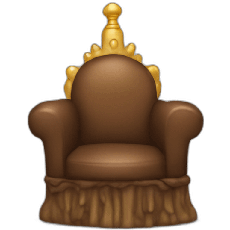 Poop throne emoji