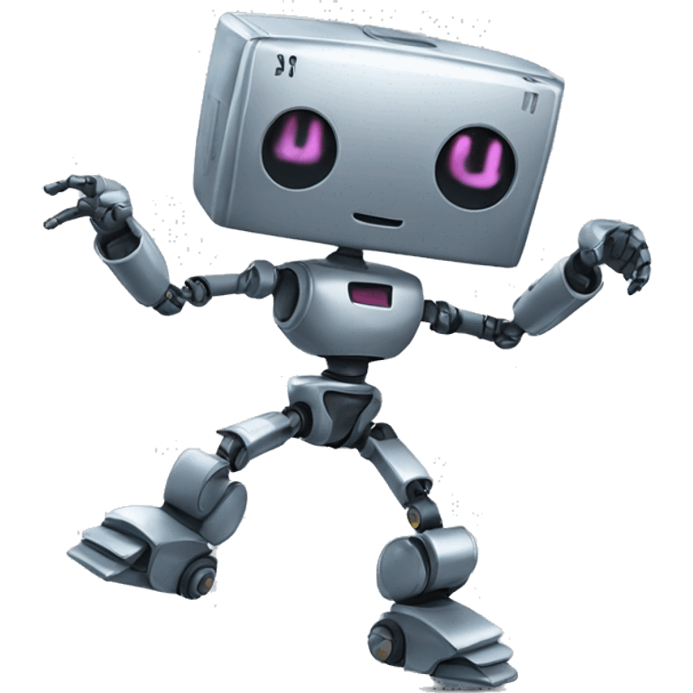 dancing robot emoji