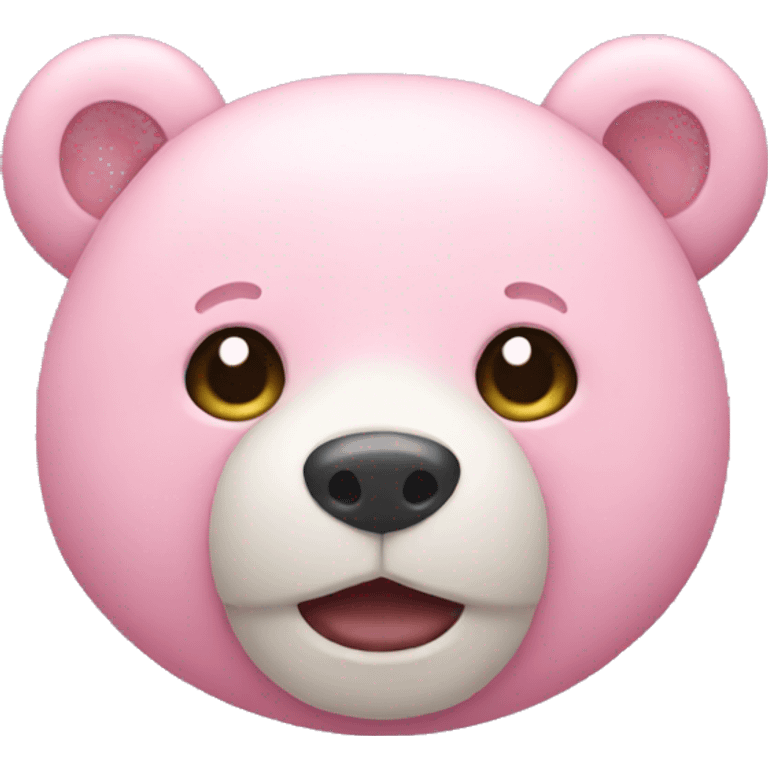 pastel pink bear emoji