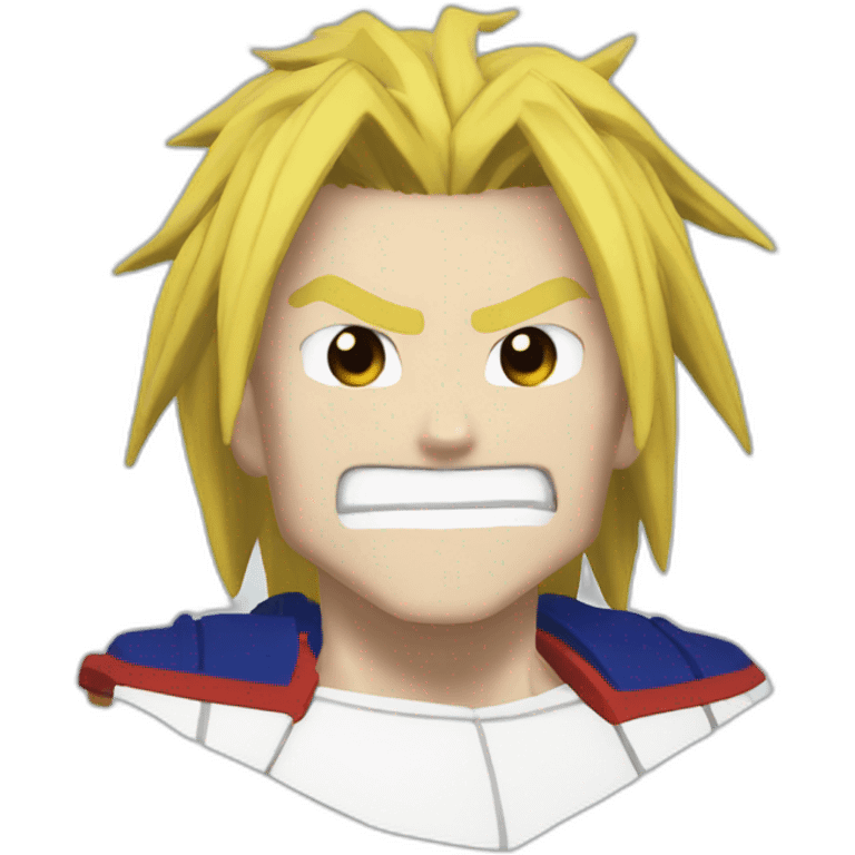 All might my hero academia motivated emoji