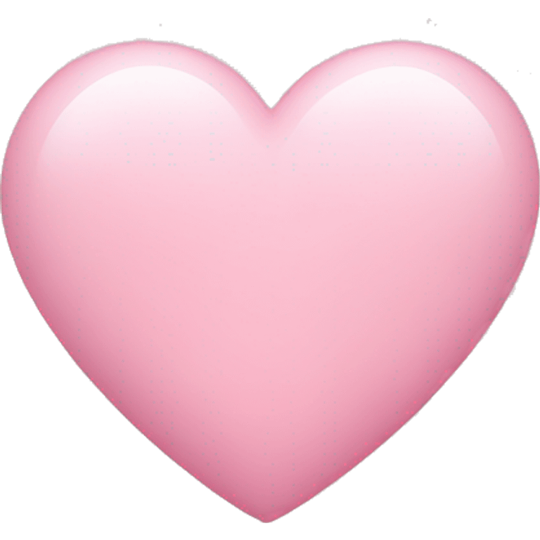 Baby pink heart emoji