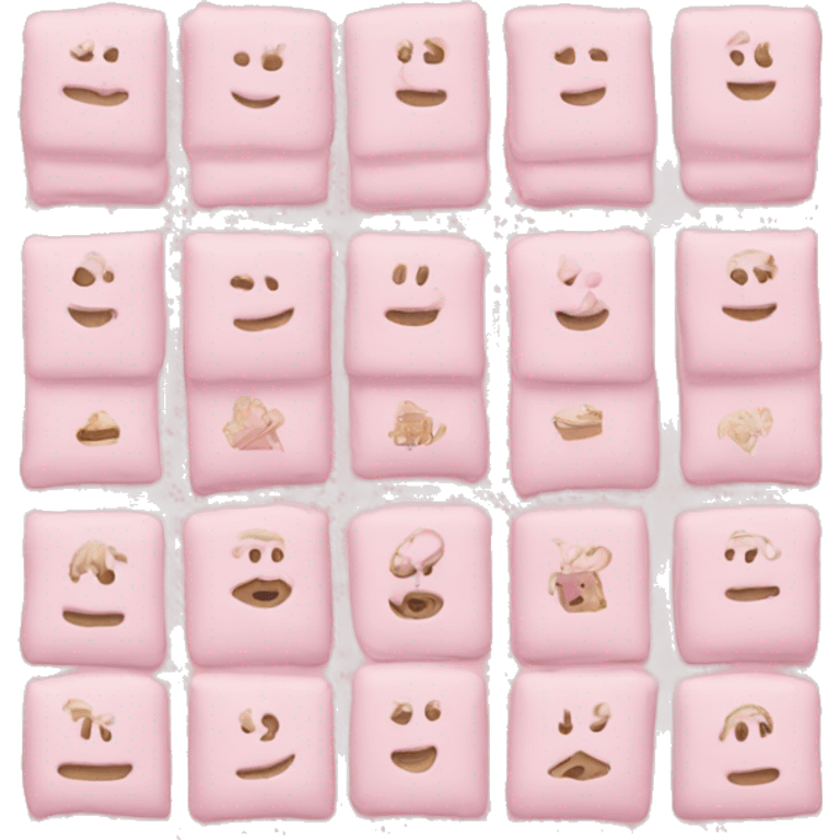 A pastel pink advent calendar  emoji