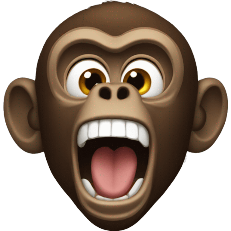 monky scream emoji