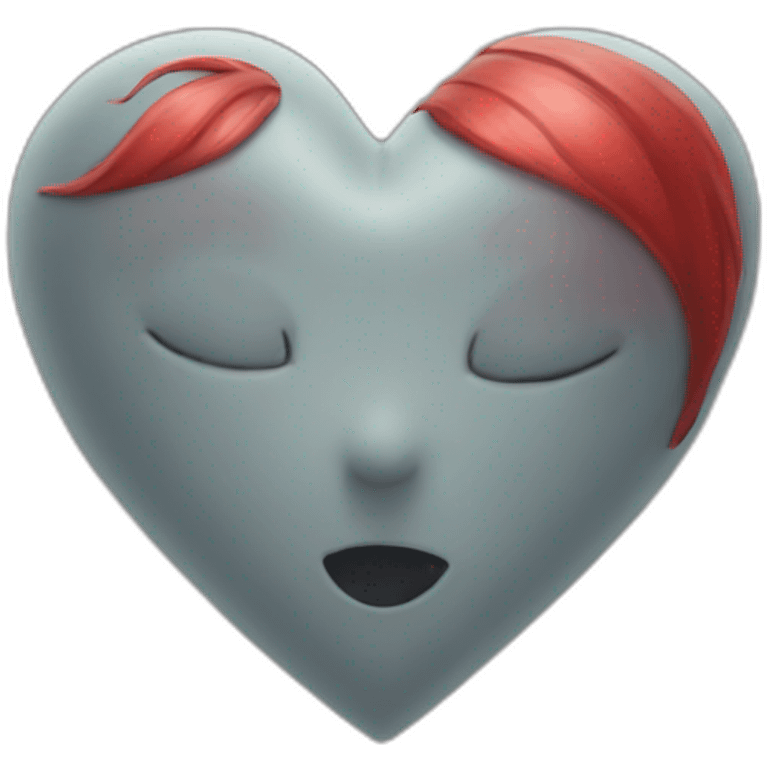 Corazón con cara emoji