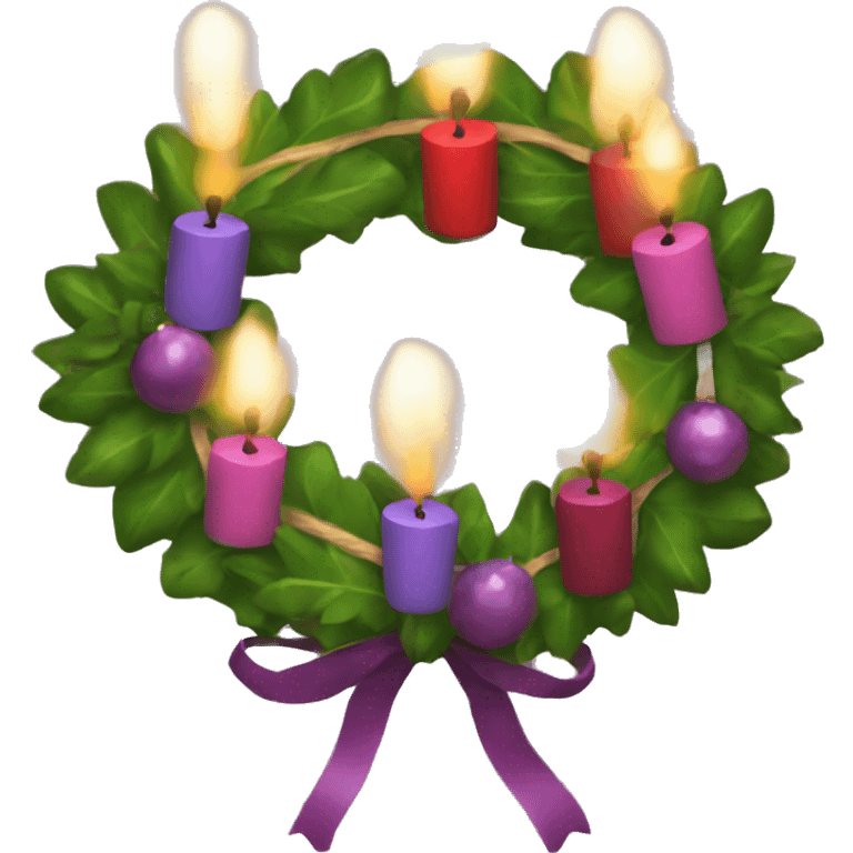 Advent Wreath emoji