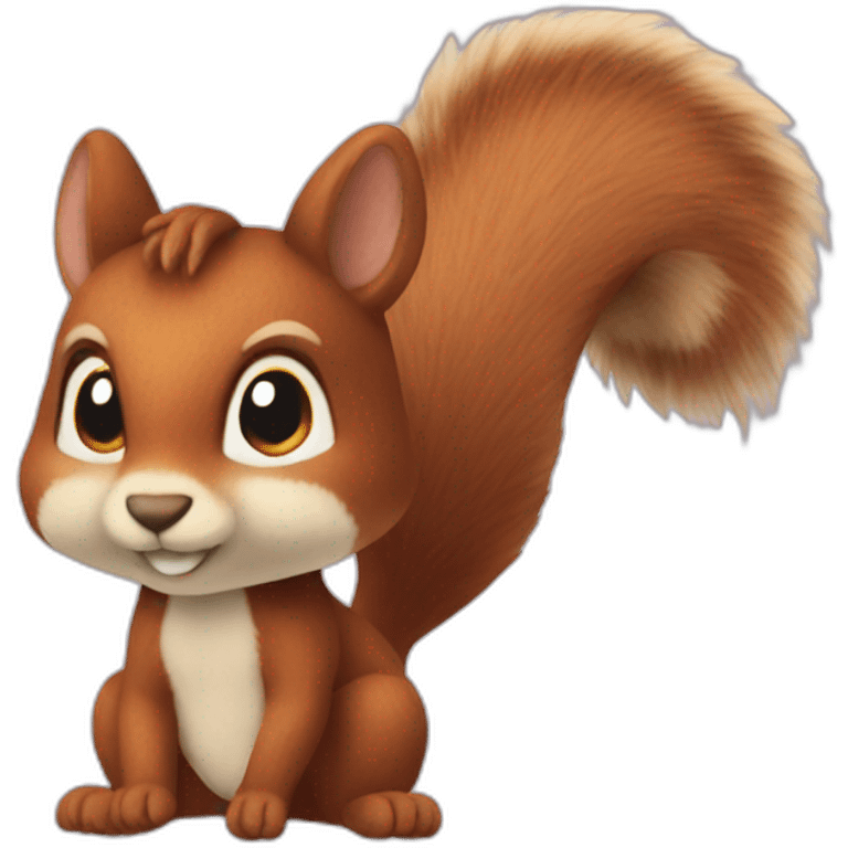 Plush squirel emoji