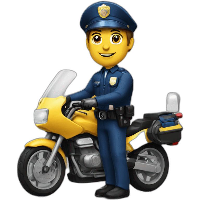 Préfecture de police moto emoji